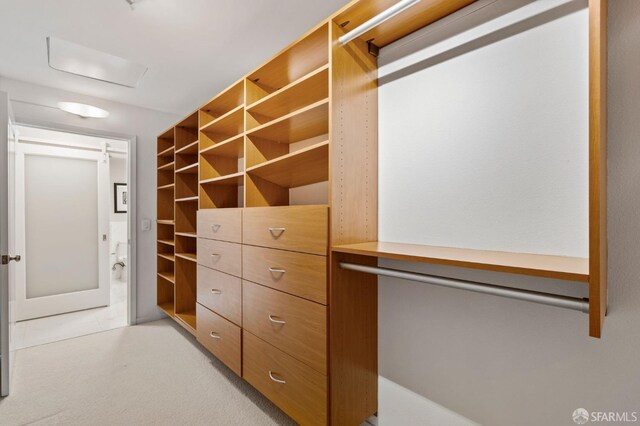 88 King St Unit 104, San Francisco, CA 94107 - spacious closet with light colored carpet