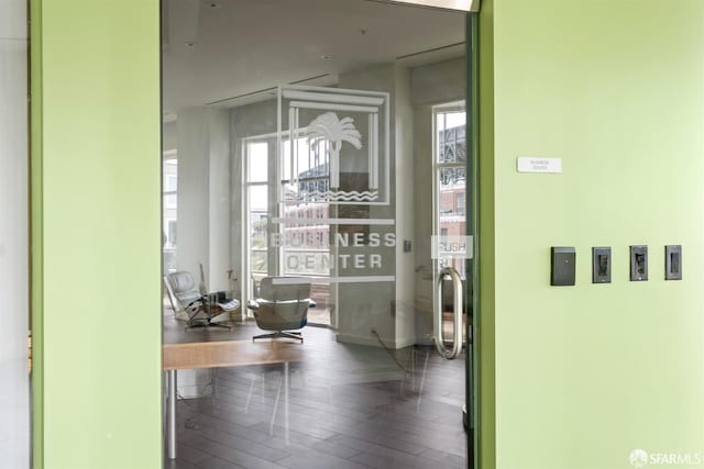 88 King St Unit 104, San Francisco, CA 94107 - hall with wood finished floors