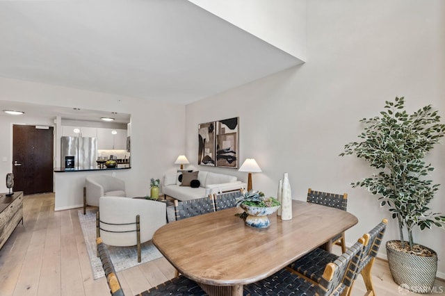 88 King St Unit 104, San Francisco, CA 94107 - dining area with light wood-style floors