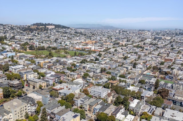 3364 21st St, San Francisco, CA 94110 - aerial view of property's location featuring mountains