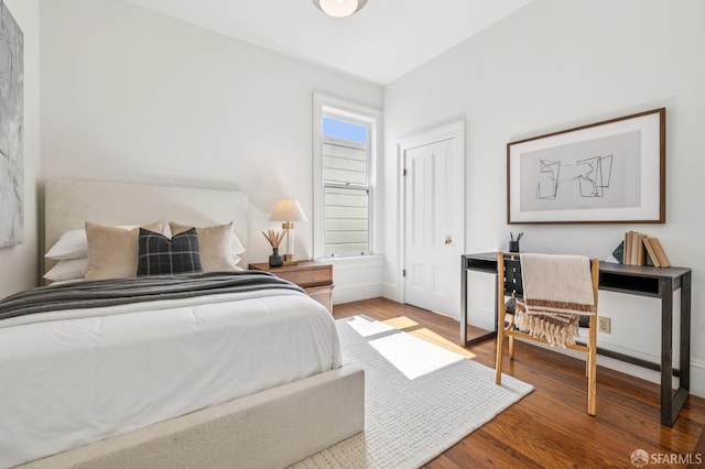 3364 21st St, San Francisco, CA 94110 - bedroom featuring wood finished floors