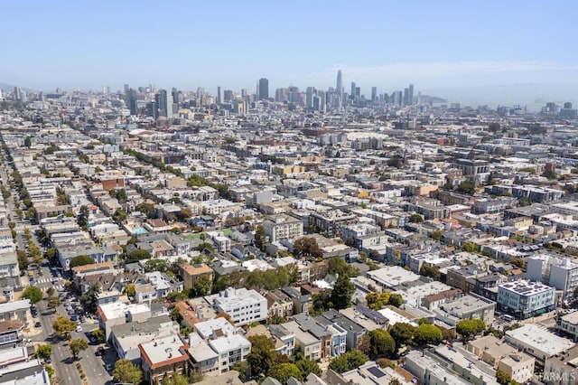 3364 21st St, San Francisco, CA 94110 - aerial view of city skyline