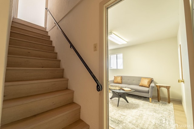 262 Topeka Ave, San Francisco, CA 94124 - stairway with wood finished floors