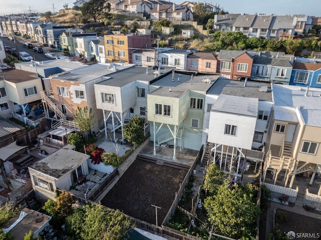 262 Topeka Ave, San Francisco, CA 94124 - aerial view of residential area