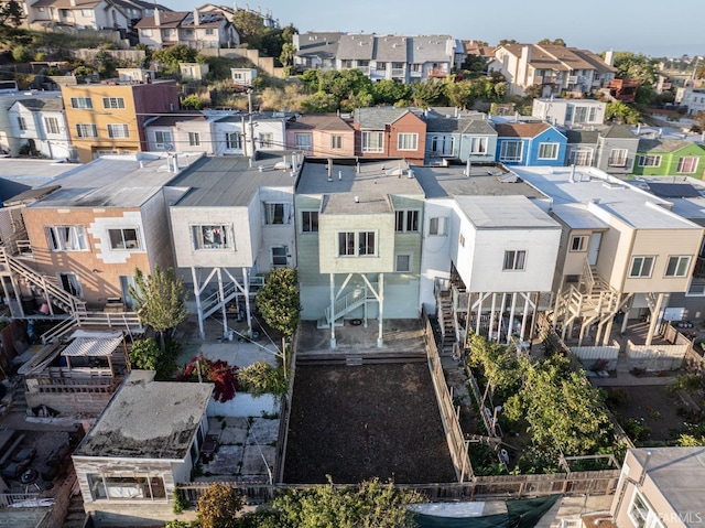 262 Topeka Ave, San Francisco, CA 94124 - aerial view of residential area