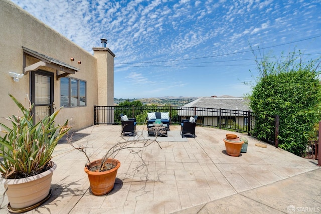 66 Baldwin Ave, Crockett, CA 94525 - view of patio / terrace with an outdoor hangout area