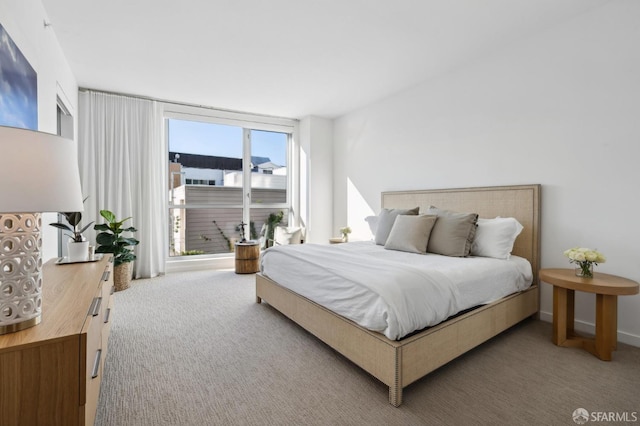 bedroom featuring carpet floors