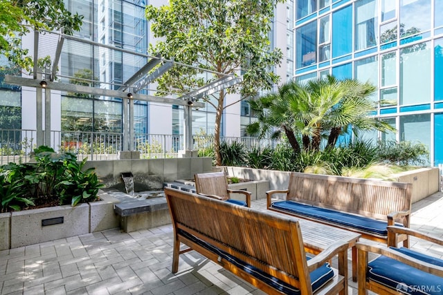 view of patio / terrace featuring outdoor lounge area