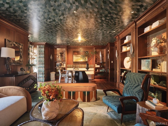 view of living area