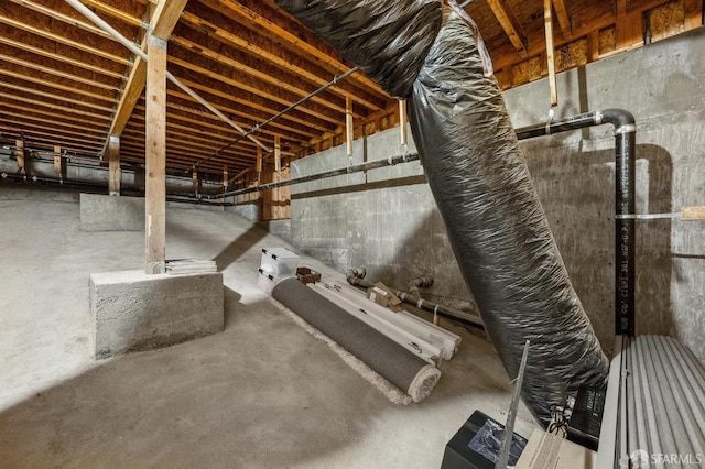 view of attic