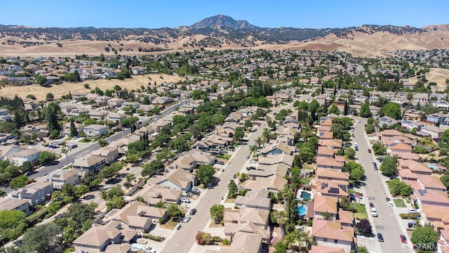 1845 Kern Mountain Way, Antioch, CA 94531 - aerial view of property's location with mountains and nearby suburban area