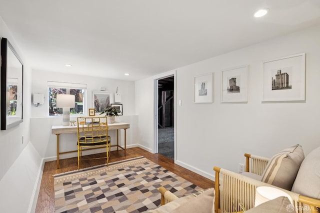 46 Otsego Ave, San Francisco, CA 94112 - office featuring wood finished floors and recessed lighting