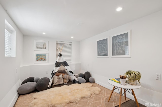 46 Otsego Ave, San Francisco, CA 94112 - recreation room with baseboards and recessed lighting