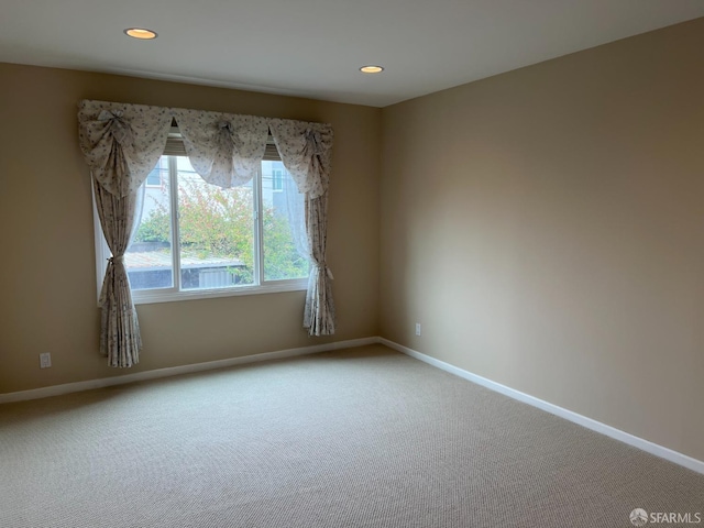 183 Lakeshore Dr, San Francisco, CA 94132 - empty room featuring carpet floors, recessed lighting, and baseboards