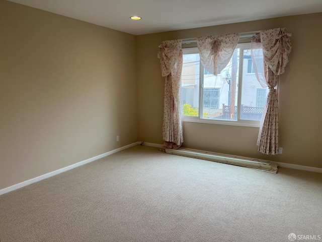 183 Lakeshore Dr, San Francisco, CA 94132 - unfurnished room with carpet floors, baseboards, and baseboard heating