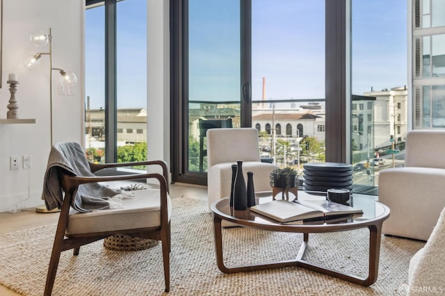 2177 3rd St Unit 421, San Francisco, CA 94107 - living area featuring plenty of natural light and wood finished floors