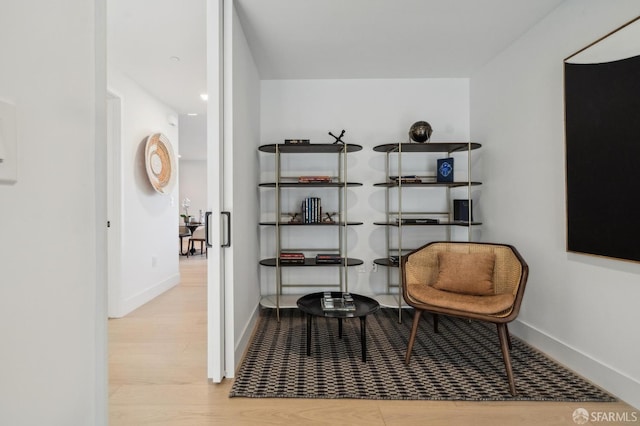 2177 3rd St Unit 421, San Francisco, CA 94107 - living area featuring wood finished floors and baseboards