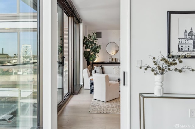 2177 3rd St Unit 421, San Francisco, CA 94107 - hall with wood finished floors