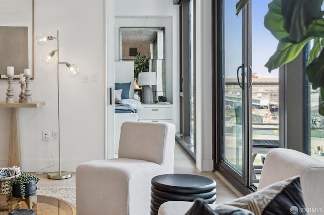 2177 3rd St Unit 421, San Francisco, CA 94107 - sitting room with healthy amount of natural light and wood finished floors