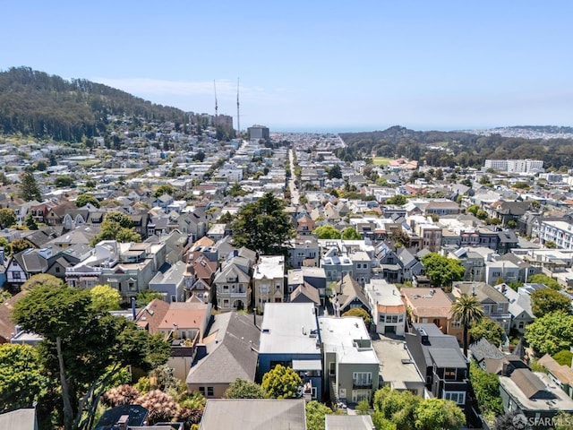 aerial perspective of suburban area