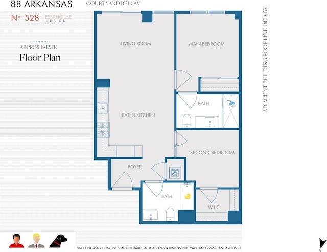 88 Arkansas St Unit 528, San Francisco, CA 94107 - home floor plan