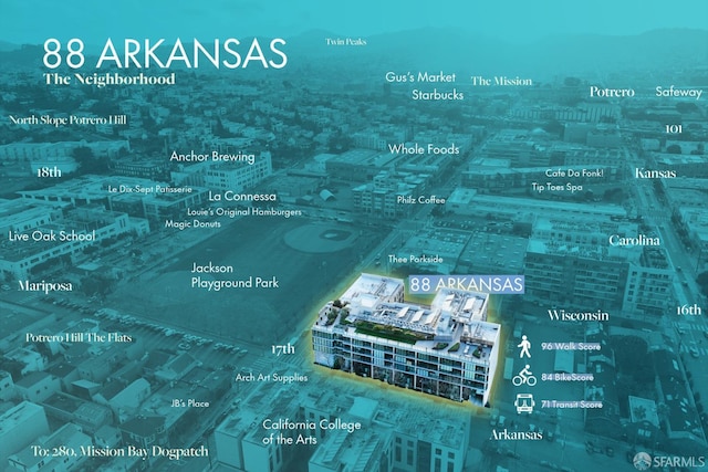 88 Arkansas St Unit 528, San Francisco, CA 94107 - map / location
