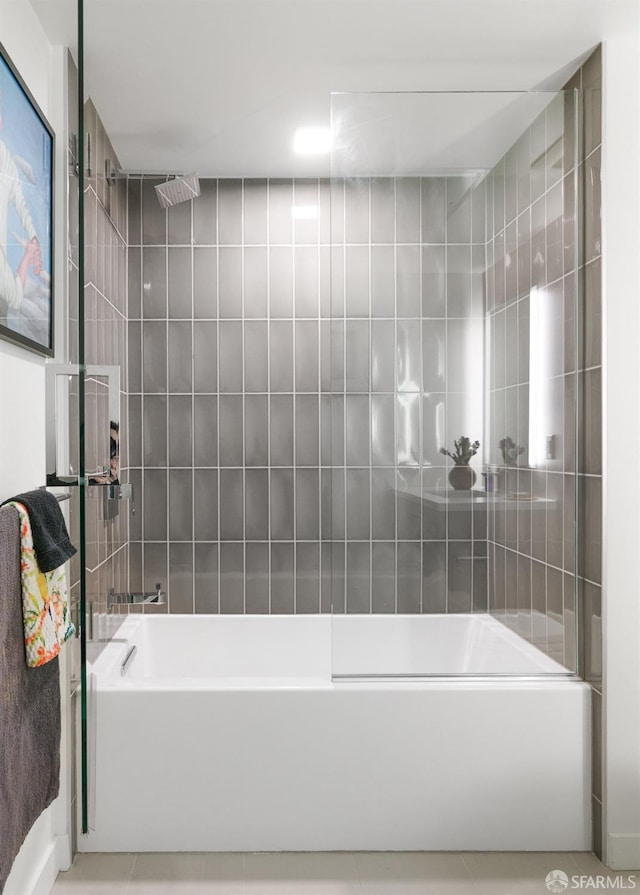 88 Arkansas St Unit 528, San Francisco, CA 94107 - full bathroom featuring bathtub / shower combination and tile patterned floors