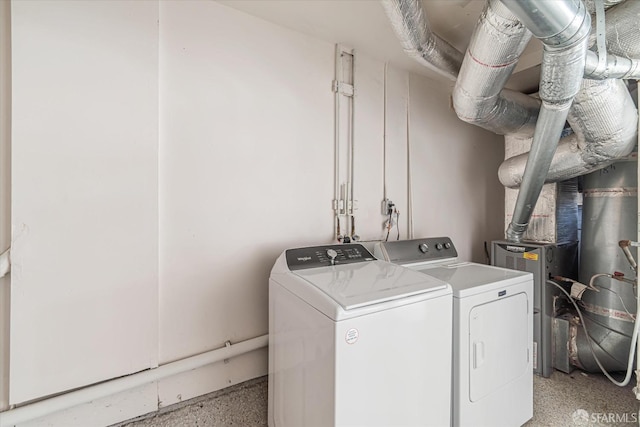 laundry room with washer and clothes dryer