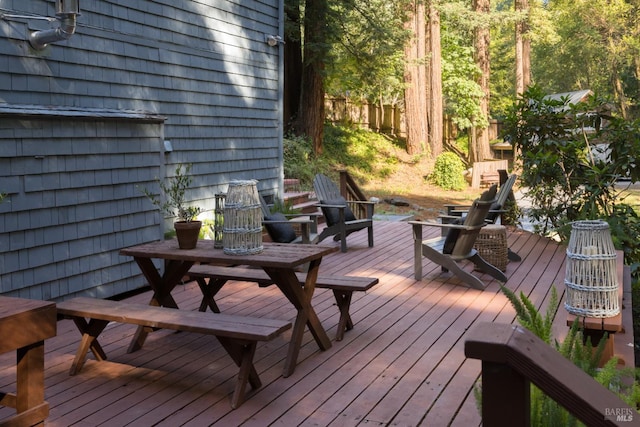 2770 Bohemian Hwy, Occidental, CA 95465 - deck featuring outdoor dining area