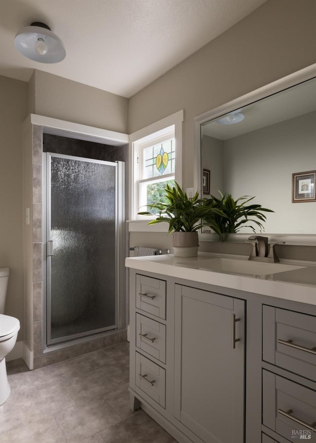 2770 Bohemian Hwy, Occidental, CA 95465 - bathroom featuring vanity and a stall shower
