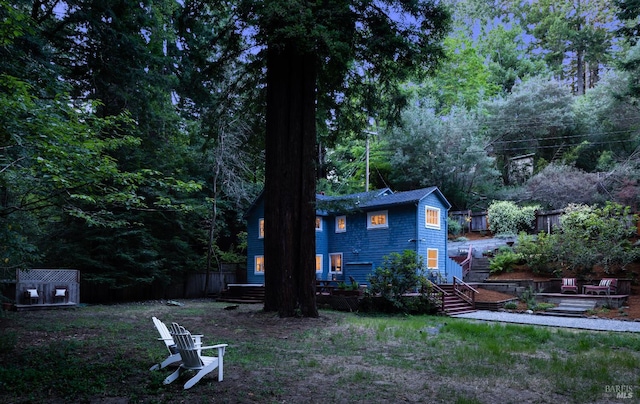 2770 Bohemian Hwy, Occidental, CA 95465 - view of yard with a deck