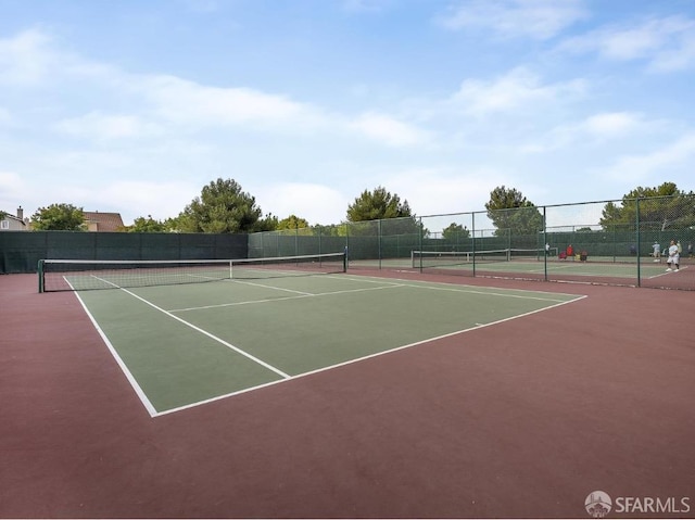 view of sport court with basketball court