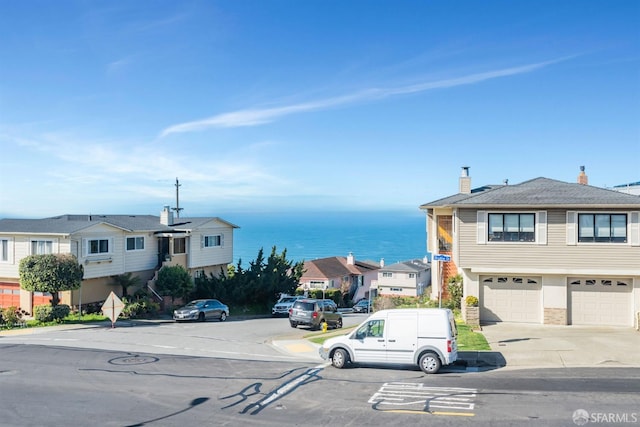 exterior space with a residential view