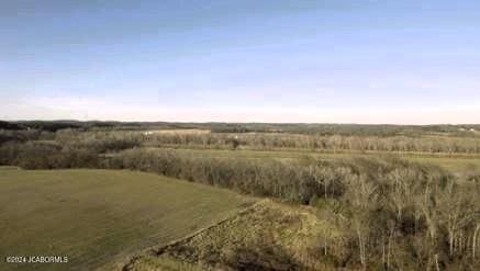 bird's eye view featuring a rural view