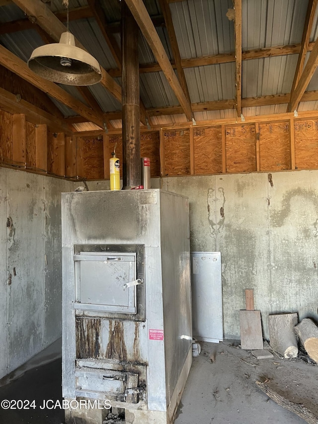 view of utility room