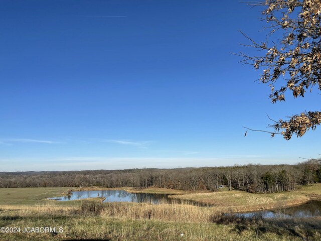 view of nature featuring a water view