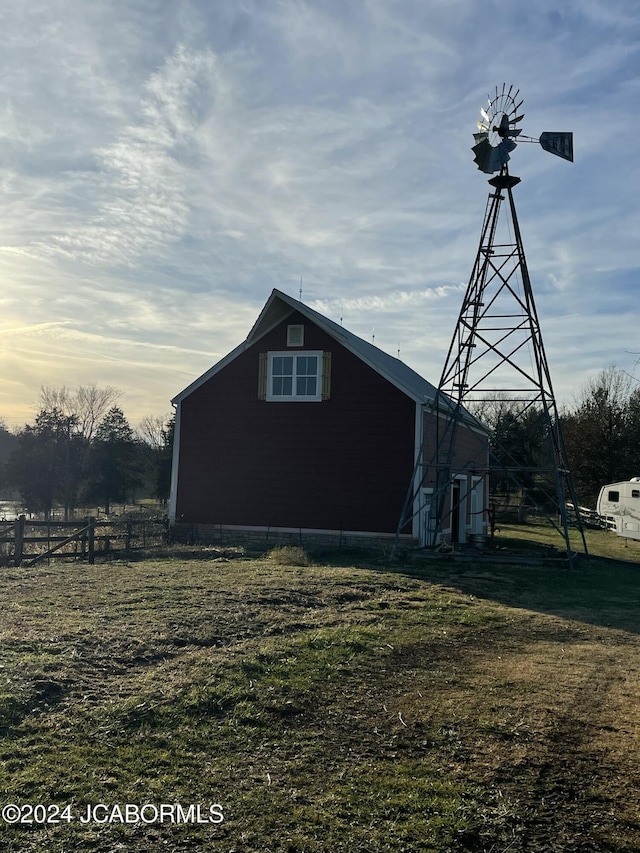 view of side of home