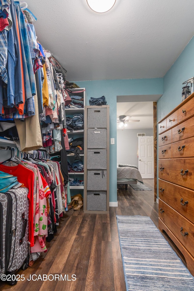 4758 Henwick Ln, Jefferson City, MO 65109 - spacious closet featuring wood finished floors and ceiling fan