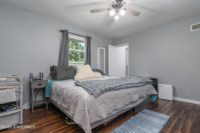 4758 Henwick Ln, Jefferson City, MO 65109 - bedroom featuring wood finished floors and a ceiling fan