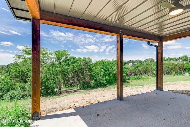8206 Big Meadows Rd, Jefferson City, MO 65101 - view of patio / terrace featuring view of scattered trees