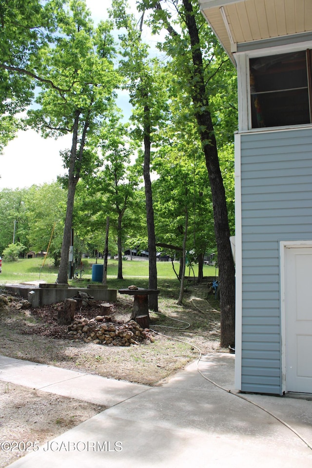 6640 Doe Vw, Steedman, MO 65077 - view of yard with view of wooded area