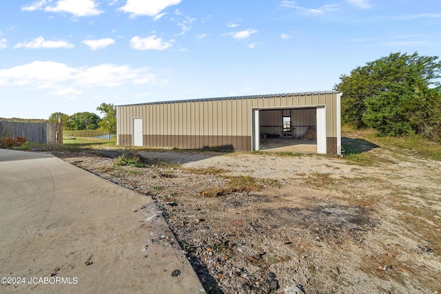 view of outbuilding