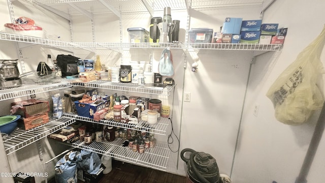 view of pantry