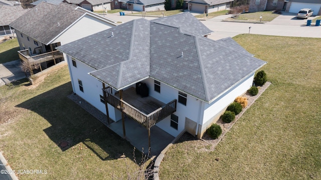 birds eye view of property featuring a residential view