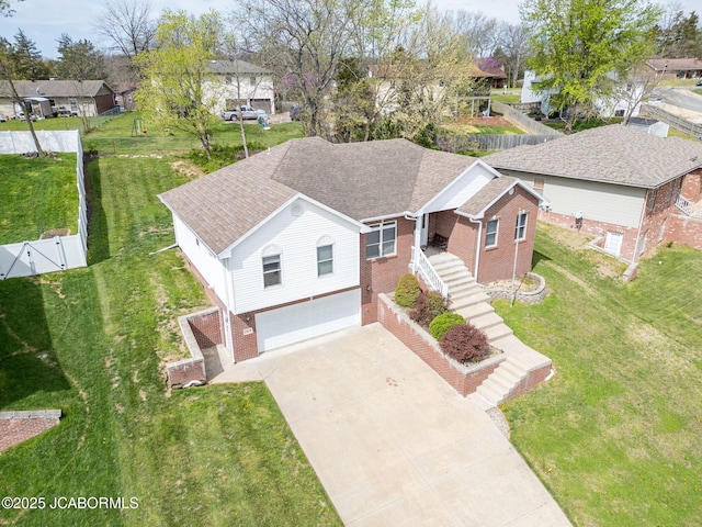 2414 Camzie Dr, Jefferson City, MO 65101 - drone / aerial view featuring a residential view