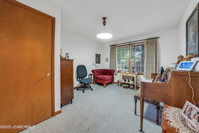 409 Lorene St, California, MO 65018 - living area featuring carpet flooring and baseboards