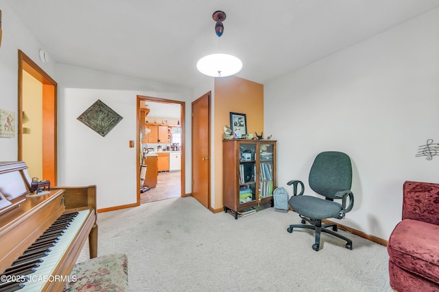 409 Lorene St, California, MO 65018 - sitting room featuring carpet and baseboards