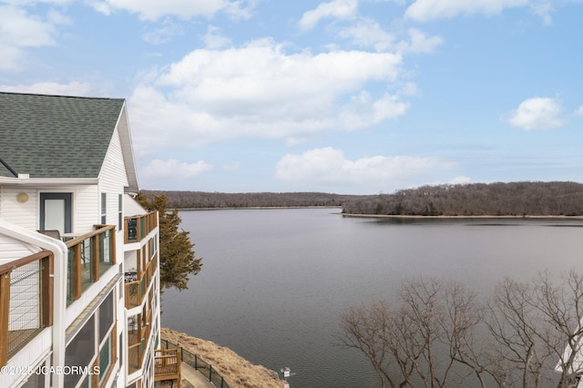 property view of water