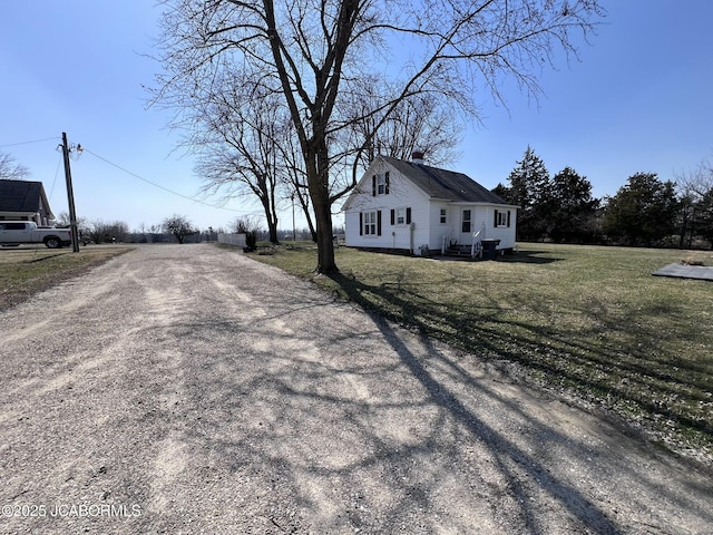 view of dirt / gravel road