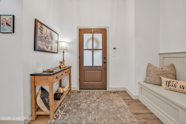 1308 Haxby Ct, Columbia, MO 65201 - entryway with light wood-type flooring and baseboards